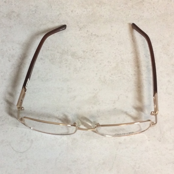 NWT Elements gold metal eyeglasses new old stock - Picture 3 of 16